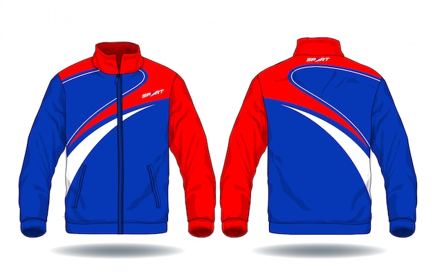 Ilustración de vector de chaqueta de deporte.