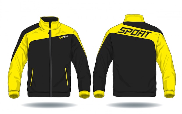 Ilustración de vector de chaqueta de deporte.