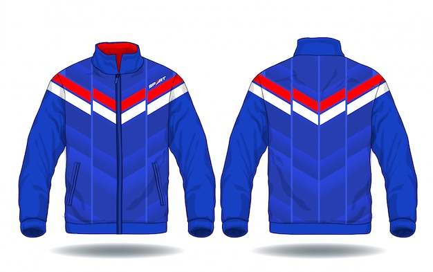 Ilustración de vector de chaqueta deportiva.