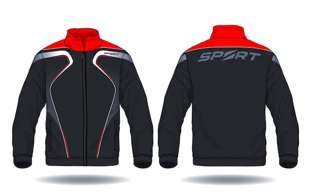 Ilustración de vector de chaqueta deportiva.