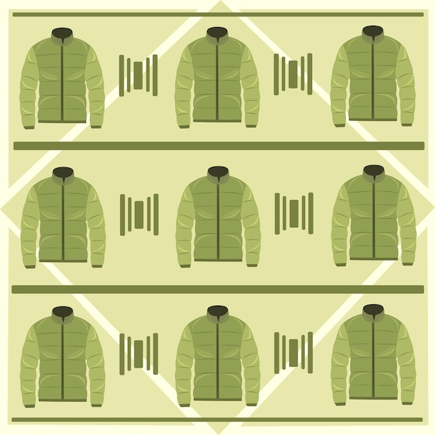 Vector ilustración de vector de chaqueta