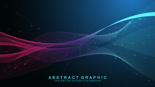 Ilustración de vector científico concepto de manipulación genética y manipulación genética. Hélice de ADN, hebra de ADN, molécula o átomo, neuronas. Estructura abstracta para ciencia o antecedentes médicos. CRISPR CAS9.