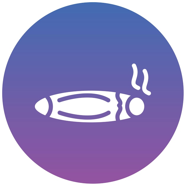 Ilustración del vector del cigarro