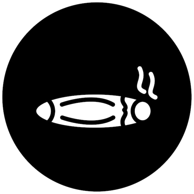 Ilustración del vector del cigarro
