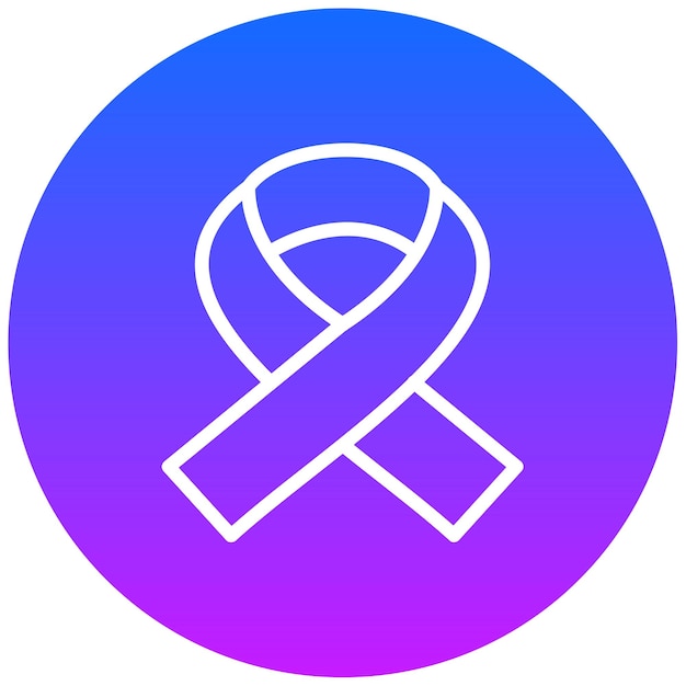 Ilustración del vector de la cinta del cáncer