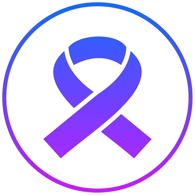 Ilustración del vector de la cinta del cáncer