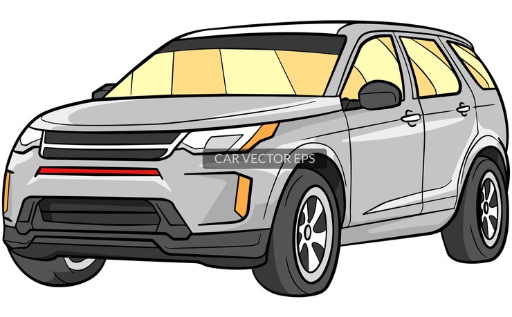 Ilustración de vector de coche de carreras de calle de lujo