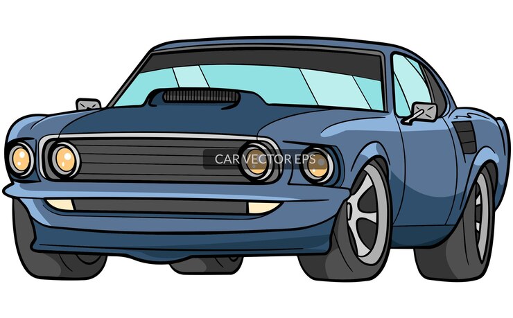 Ilustración de vector de coche de carreras de calle de lujo