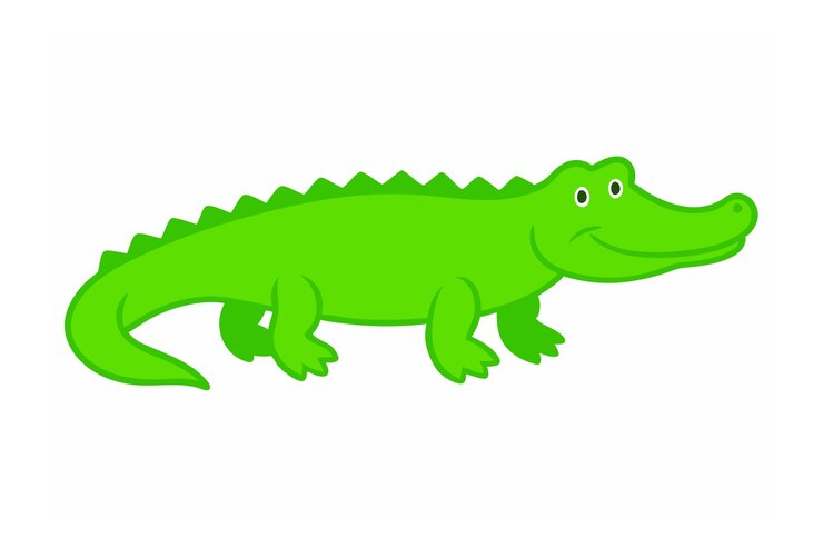Vector ilustración de vector de cocodrilo