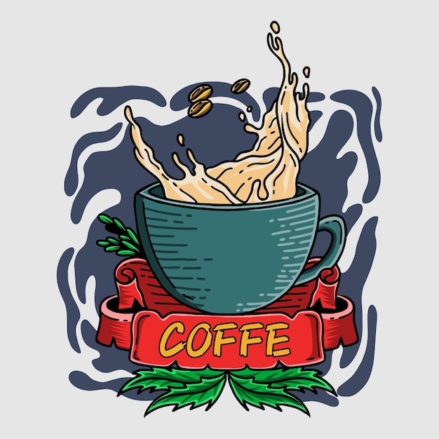 Ilustración del vector coffe