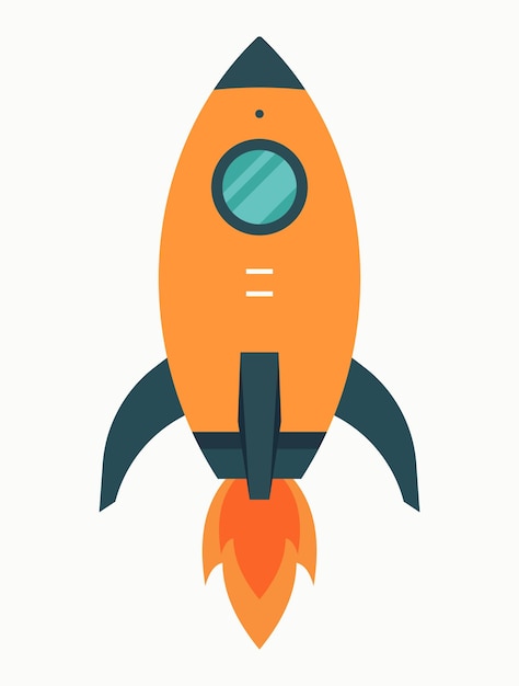 Ilustración de vector de cohete