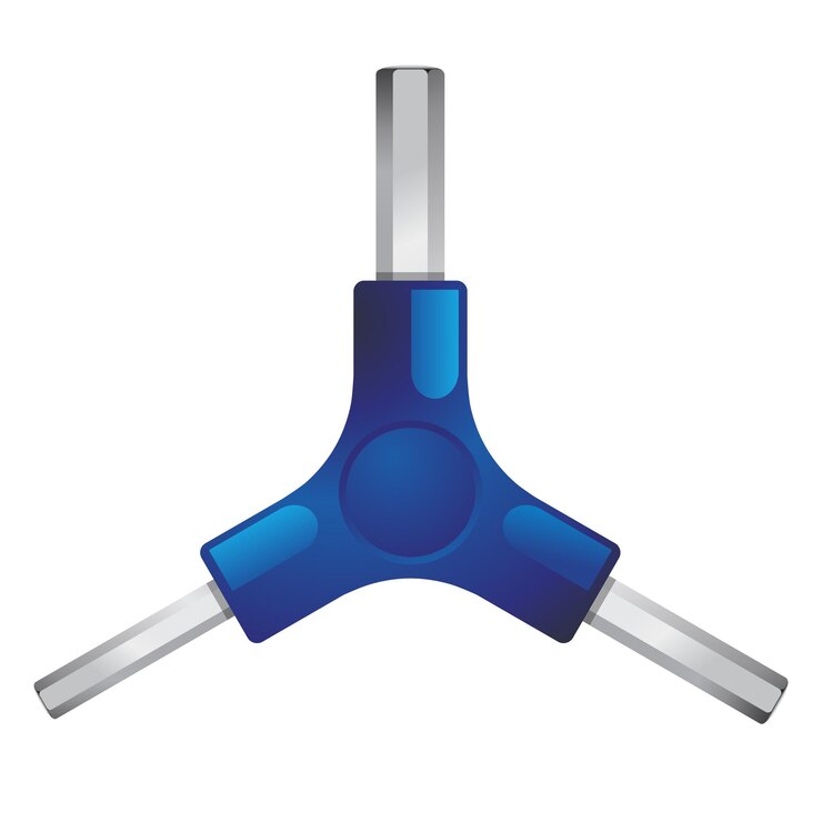 Vector ilustración de vector de color de icono de llave allen