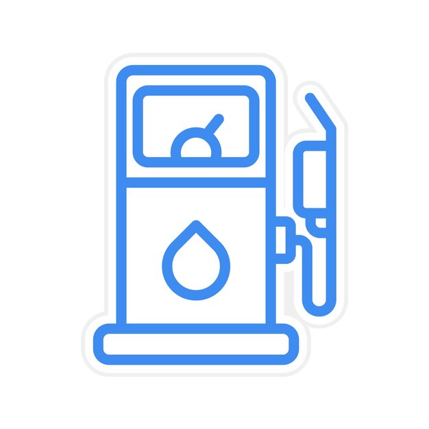 Ilustración del vector del combustible