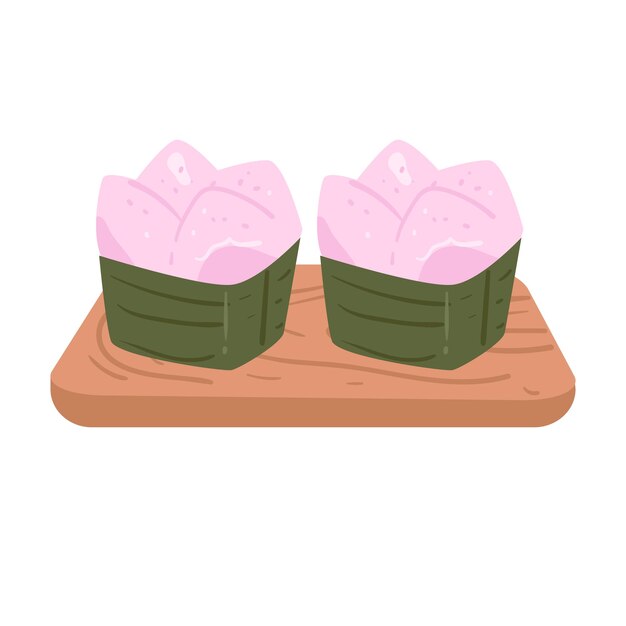 Ilustración de vector de comida de año nuevo chino