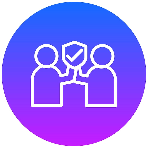 Ilustración del vector de compañerismo