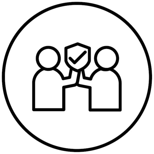 Ilustración del vector de compañerismo