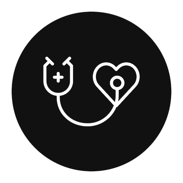Ilustración del vector de comprobación de salud