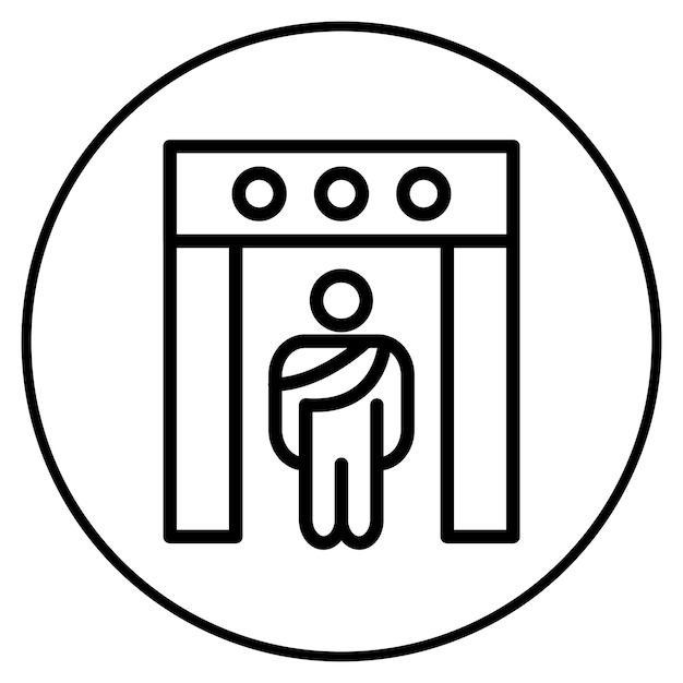 Ilustración del vector de comprobación de seguridad