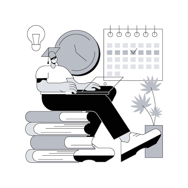 Ilustración de vector de concepto abstracto de aprendizaje personalizado