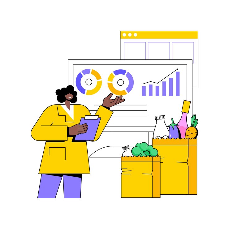 Vector ilustración de vector de concepto abstracto de consumo propio