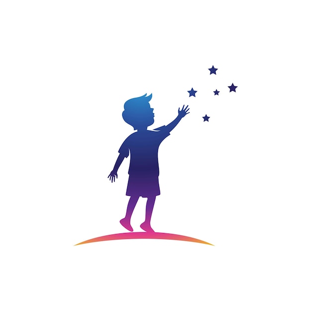 Ilustración de vector de concepto de niños