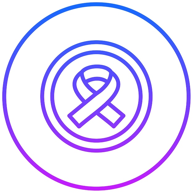 Ilustración del vector de concienciación sobre el cáncer