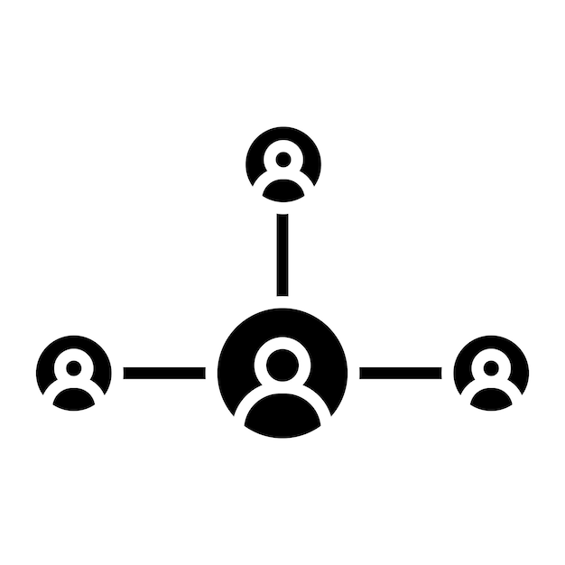 Ilustración del vector de conexión del usuario