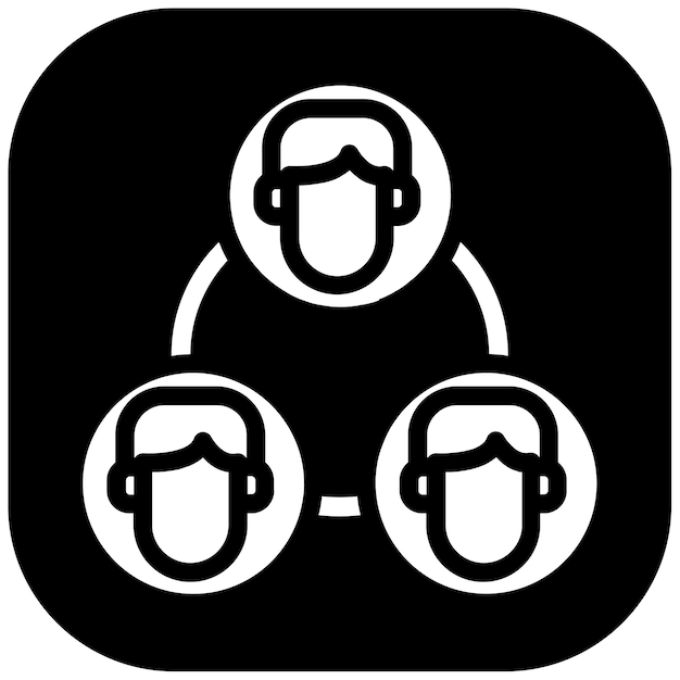 Ilustración del vector de conexión del usuario