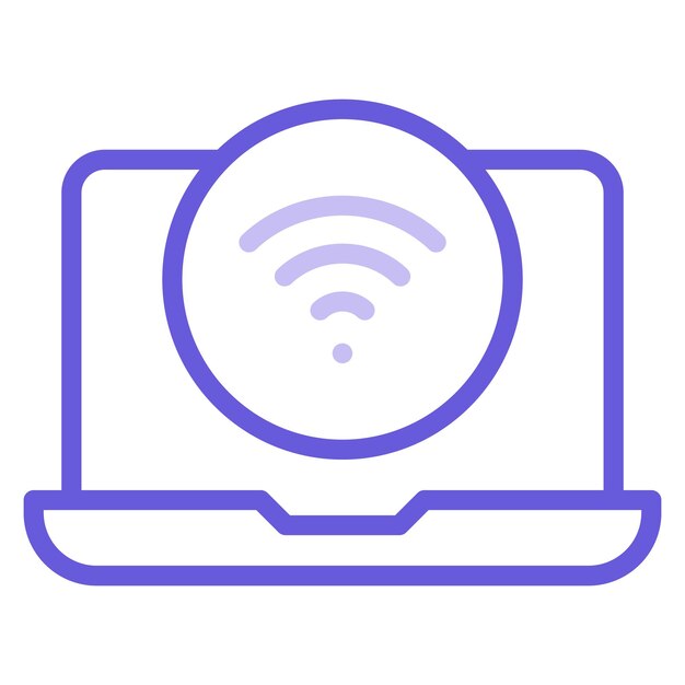 Ilustración del vector de conexión Wi-Fi