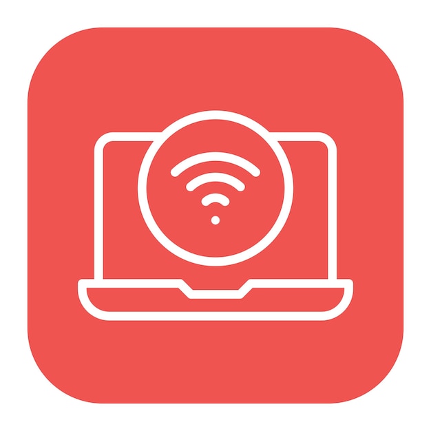 Ilustración del vector de conexión Wi-Fi