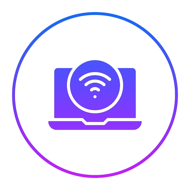 Ilustración del vector de conexión Wi-Fi