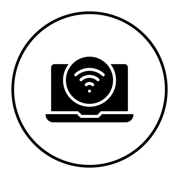 Ilustración del vector de conexión Wi-Fi