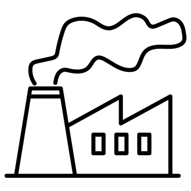 Ilustración del vector de la contaminación