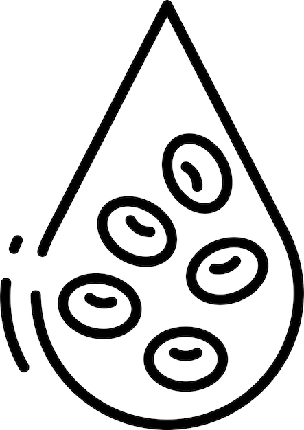 Ilustración del vector de contorno RBCsolid