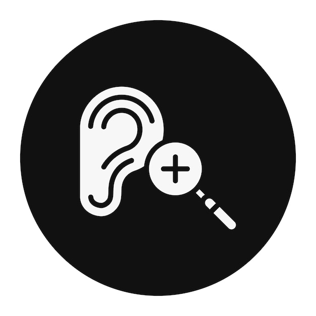 Ilustración del vector de control de la audición
