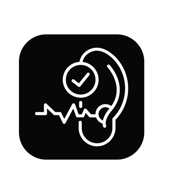Ilustración del vector de control de la audición