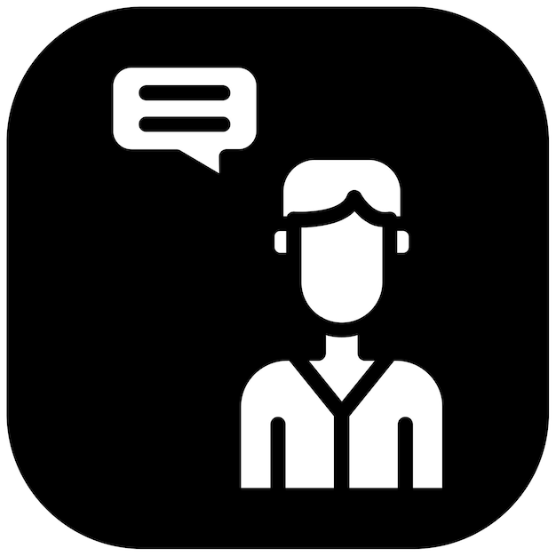 Ilustración del vector de conversación