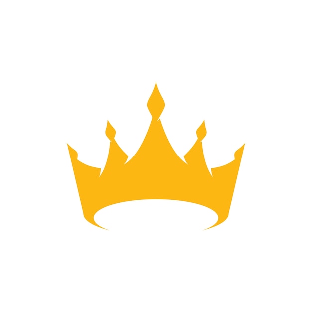 Ilustración de vector de corona Logo plantilla