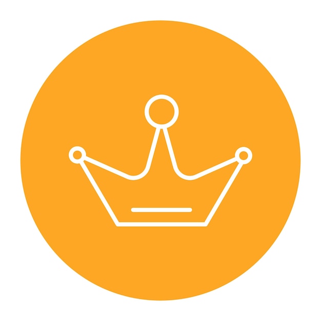 Ilustración del vector de la corona
