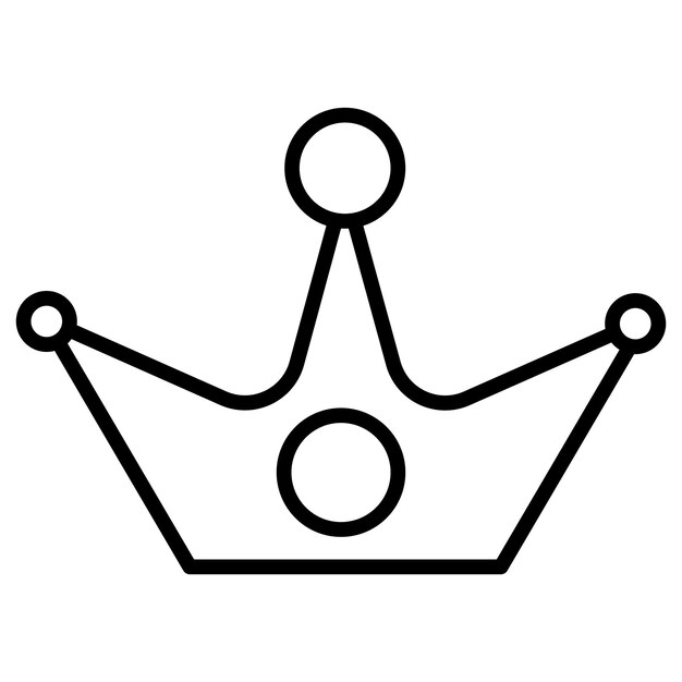 Ilustración del vector de la corona