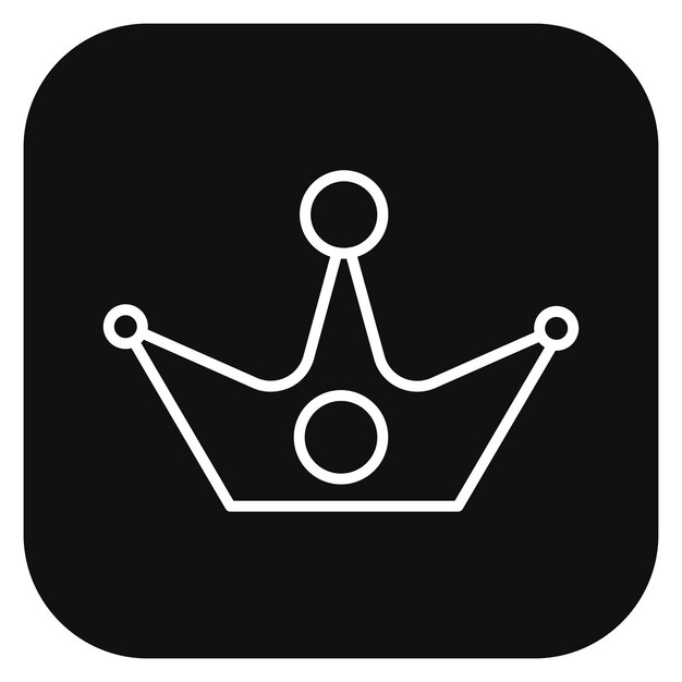 Ilustración del vector de la corona