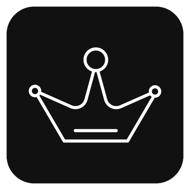Ilustración del vector de la corona