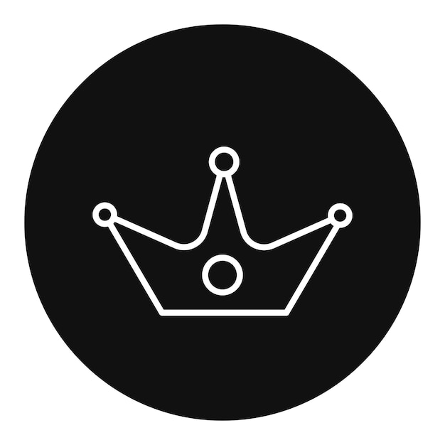 Ilustración del vector de la corona