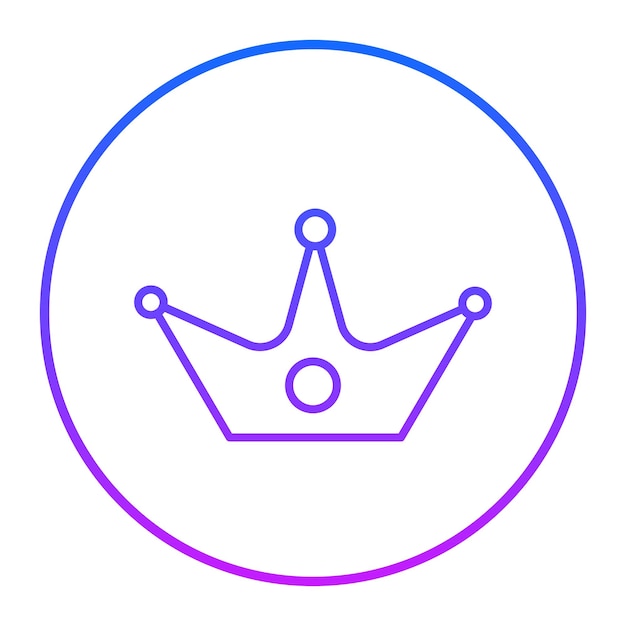 Ilustración del vector de la corona