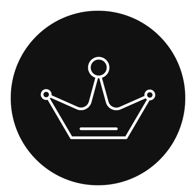 Ilustración del vector de la corona