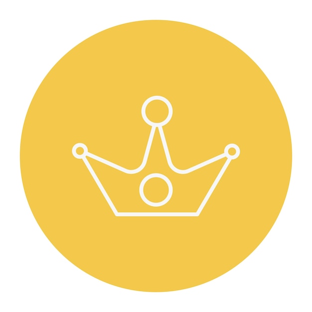 Ilustración del vector de la corona
