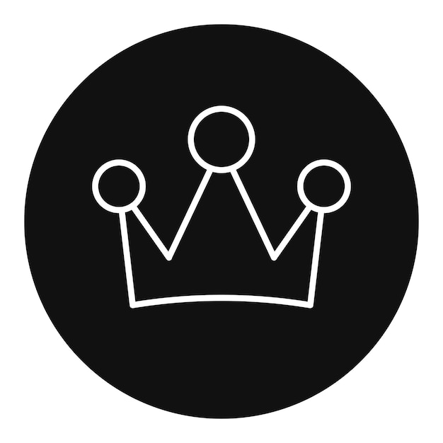 Ilustración del vector de la corona