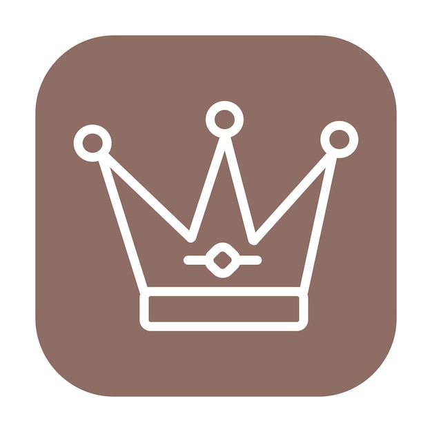 Ilustración del vector de la corona