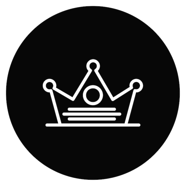 Ilustración del vector de la corona