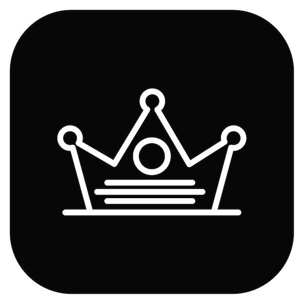 Ilustración del vector de la corona